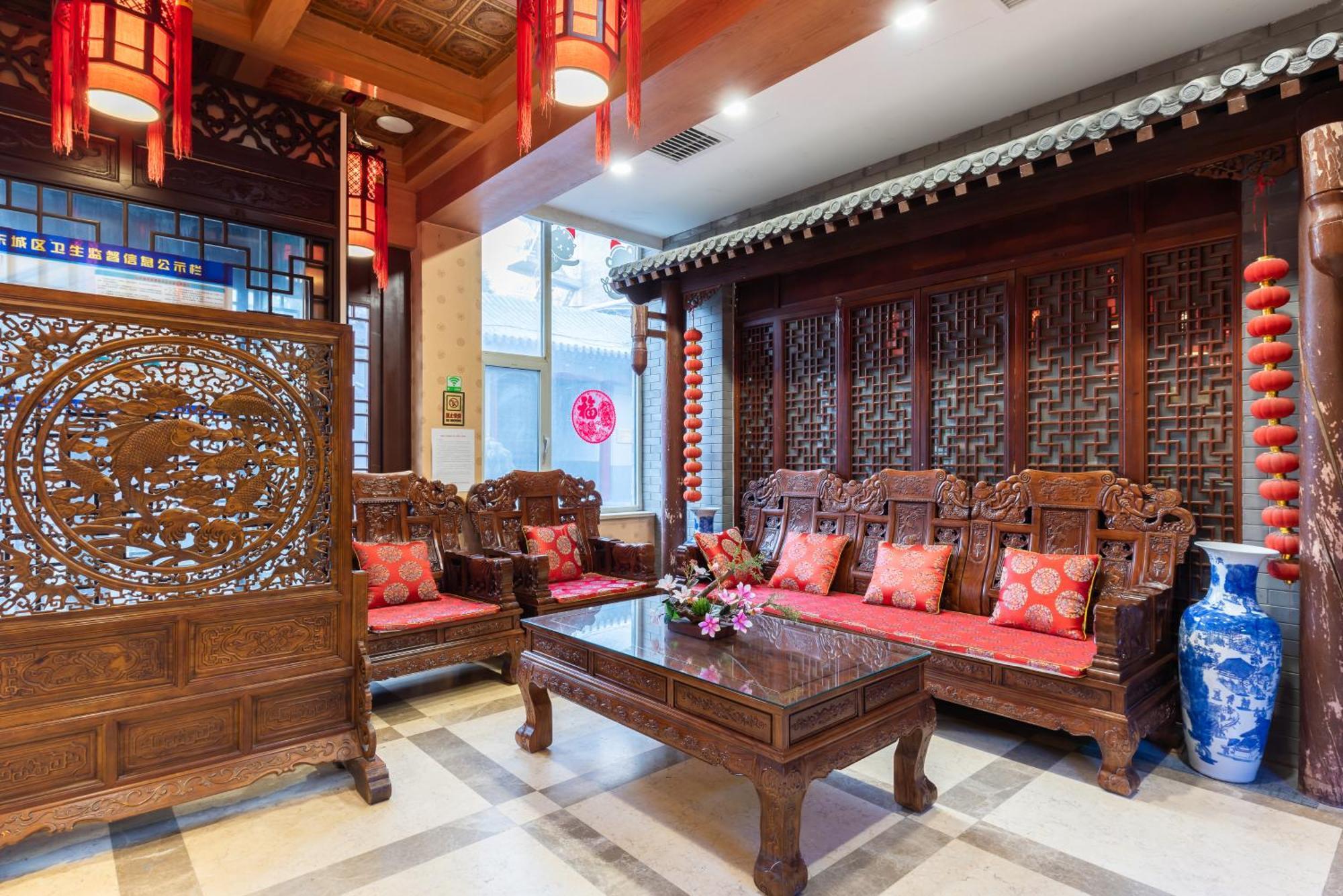 Chinese Culture Boutique Hotel-Tangfu,Traditional Chinese Theme,Heart Of Beijing,Near Forbidden City,Tiananmen Square,Hutongs,Metro Access,Free Coffee,Tea,Laundry ภายนอก รูปภาพ