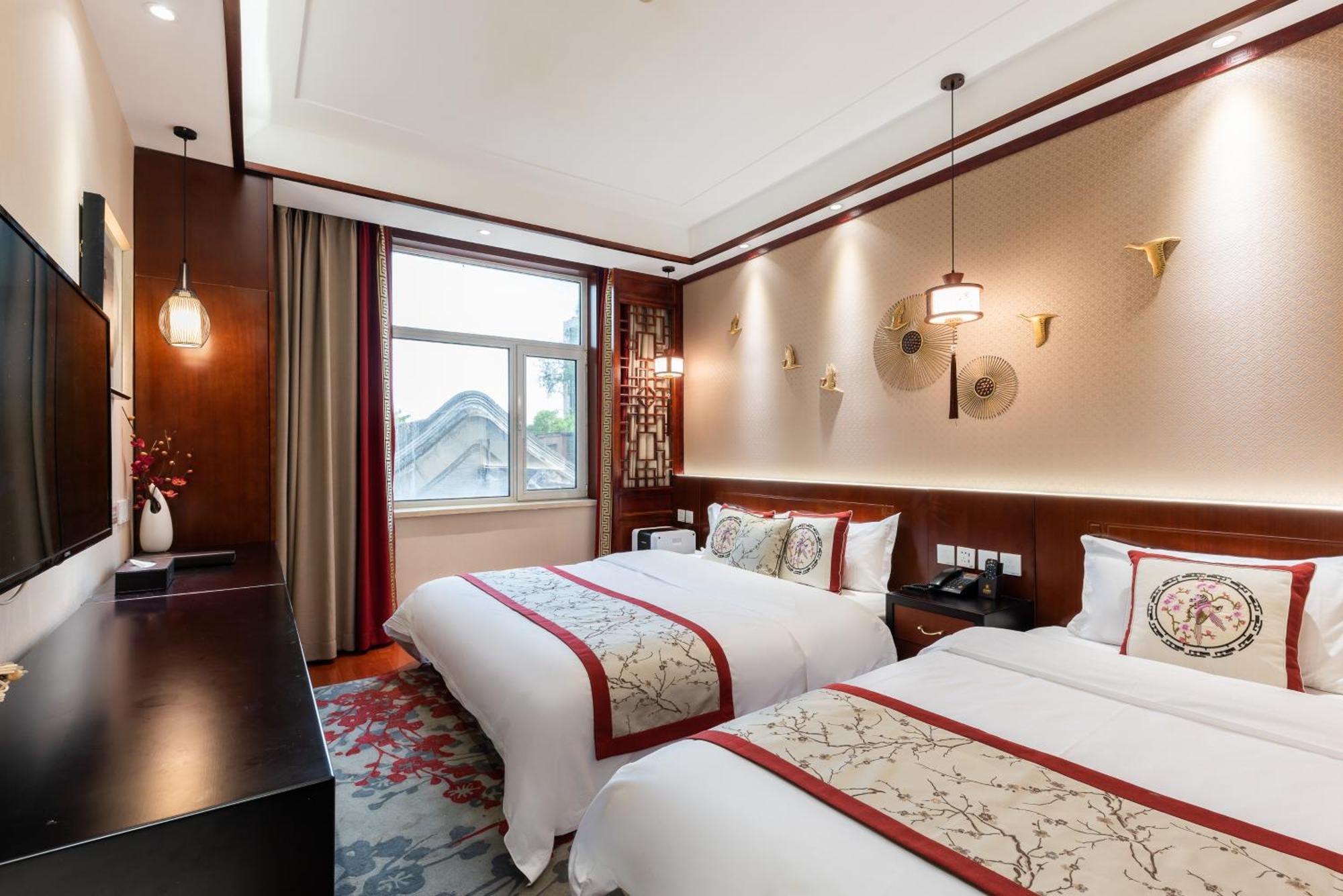 Chinese Culture Boutique Hotel-Tangfu,Traditional Chinese Theme,Heart Of Beijing,Near Forbidden City,Tiananmen Square,Hutongs,Metro Access,Free Coffee,Tea,Laundry ภายนอก รูปภาพ