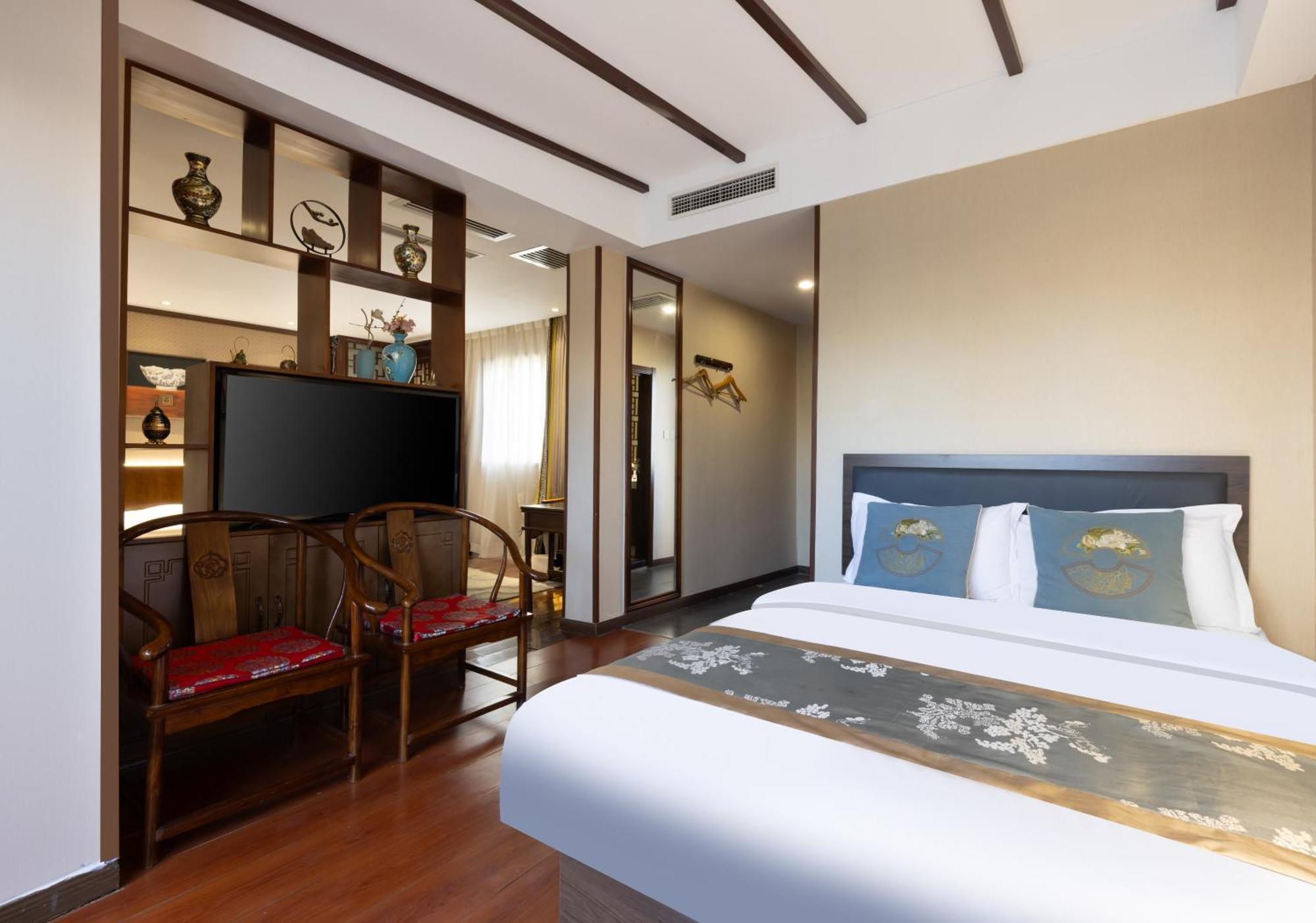 Chinese Culture Boutique Hotel-Tangfu,Traditional Chinese Theme,Heart Of Beijing,Near Forbidden City,Tiananmen Square,Hutongs,Metro Access,Free Coffee,Tea,Laundry ห้อง รูปภาพ