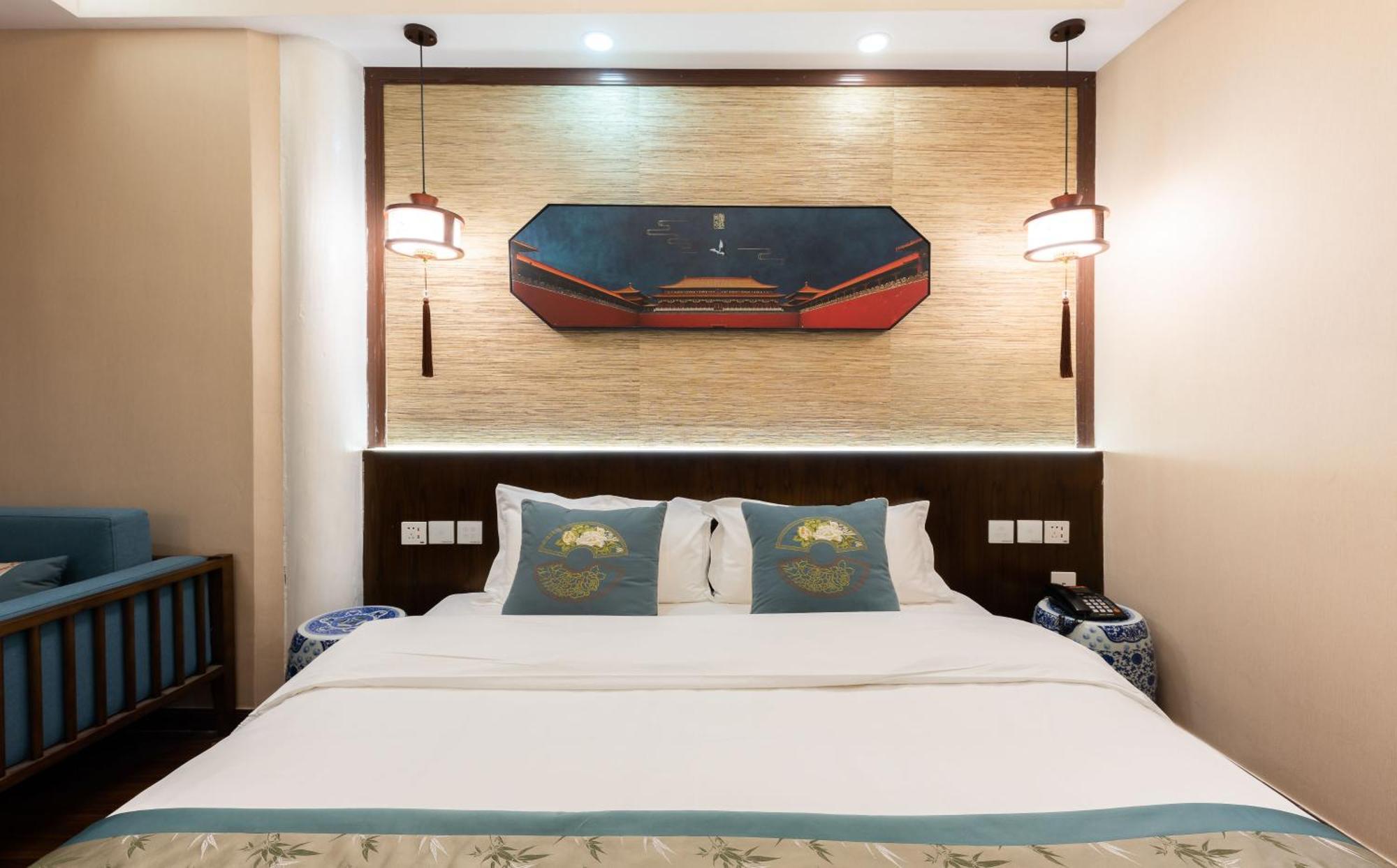 Chinese Culture Boutique Hotel-Tangfu,Traditional Chinese Theme,Heart Of Beijing,Near Forbidden City,Tiananmen Square,Hutongs,Metro Access,Free Coffee,Tea,Laundry ห้อง รูปภาพ