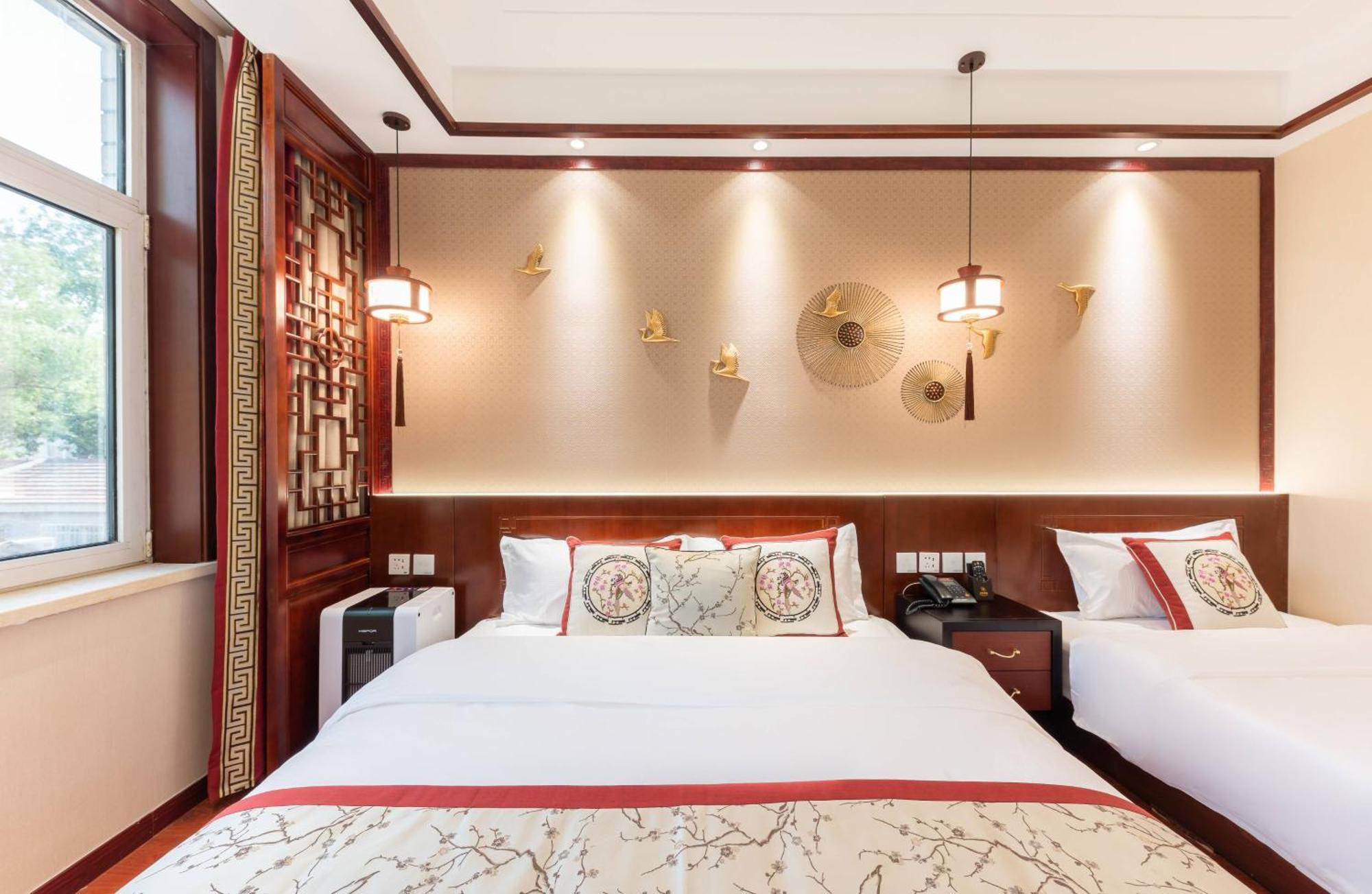 Chinese Culture Boutique Hotel-Tangfu,Traditional Chinese Theme,Heart Of Beijing,Near Forbidden City,Tiananmen Square,Hutongs,Metro Access,Free Coffee,Tea,Laundry ห้อง รูปภาพ