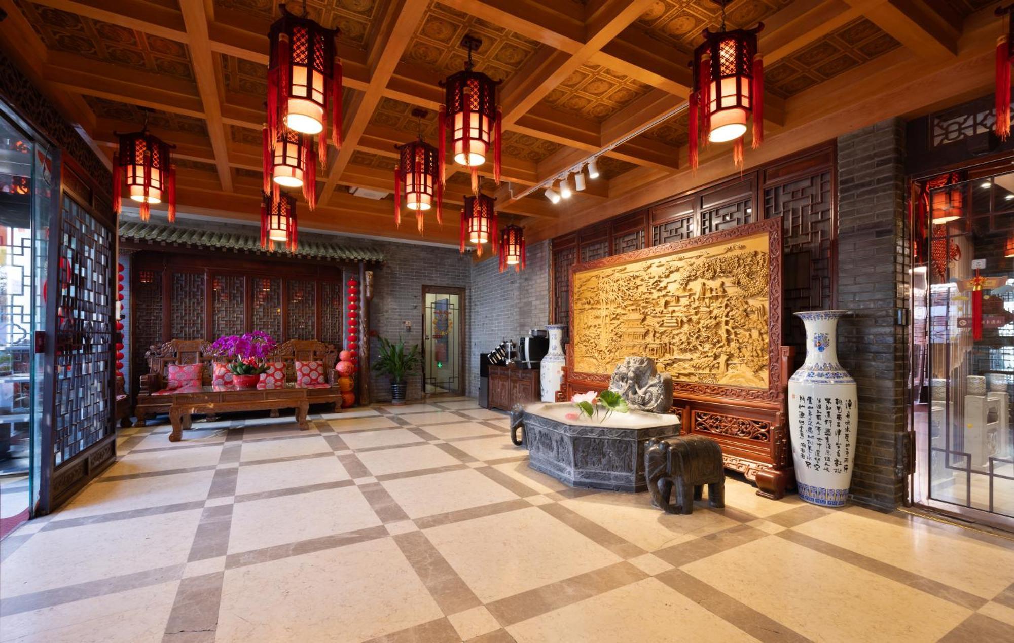 Chinese Culture Boutique Hotel-Tangfu,Traditional Chinese Theme,Heart Of Beijing,Near Forbidden City,Tiananmen Square,Hutongs,Metro Access,Free Coffee,Tea,Laundry ภายนอก รูปภาพ
